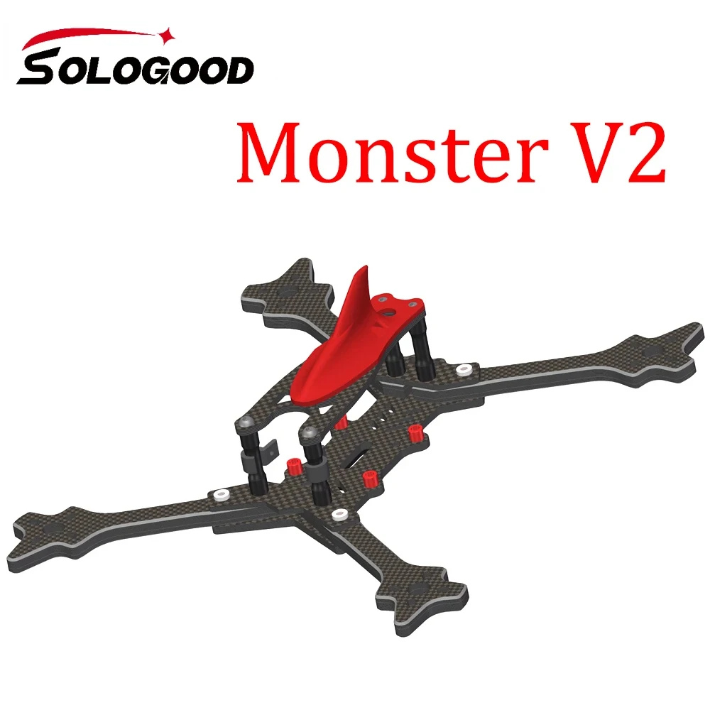 

SoloGood Monster V2 215MM frame kit RC Drone FPV Racing Quadcopter Freestyle True X UAV