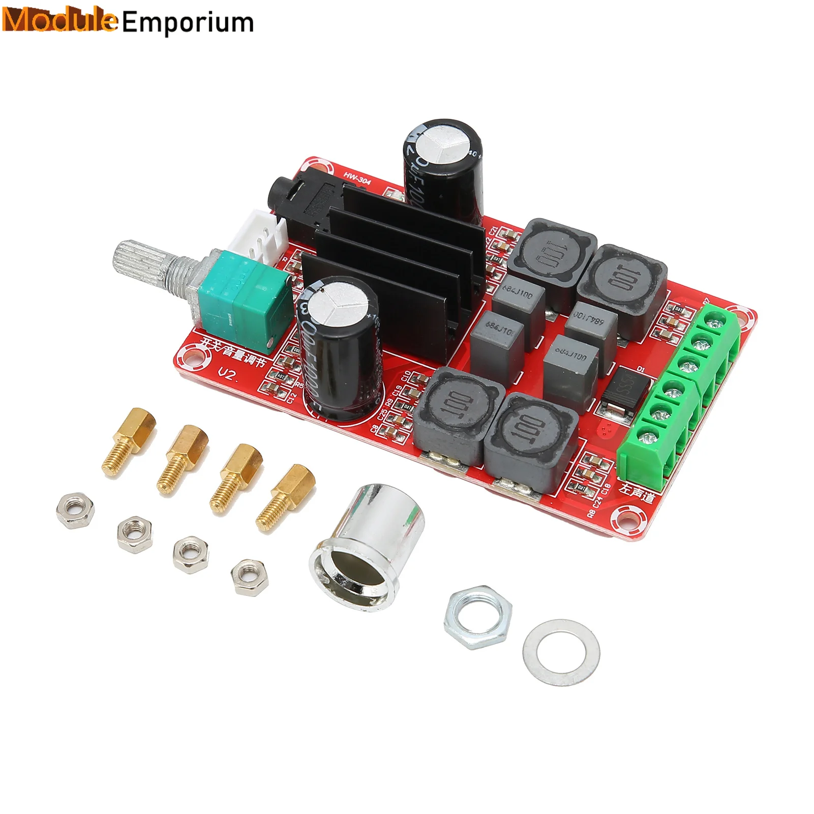XHM189 High Power Amplifier Board TPA3116D2 2*50W Digital Stereo Power