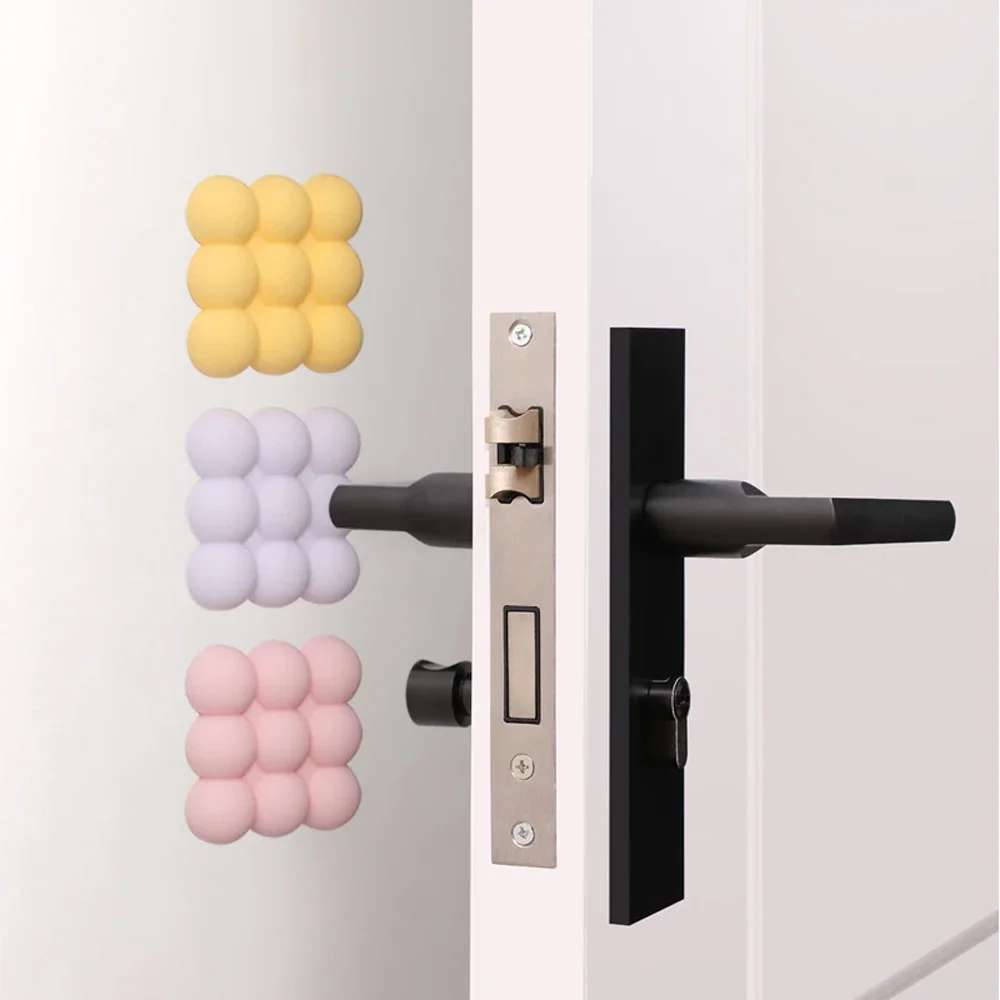 

Door Stopper Wall Protector Self-adhesive Door Handle Bumper Silicone Non-slip Doors Stop Muffler Furniture Home improvement