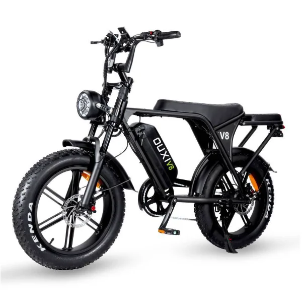 Deren V8 Pro Electric Bicycle High Quality Leisure Sports 750W Rear Wheel Motor 48V Lithium Battery Retro Electric Roa
