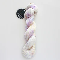 1 piece 50g Handpainted  Lotus Yarns Silk 8 Soft Shiny Lace Weight Yarn, Cool and Skin Friendly  Summer Yarn 2