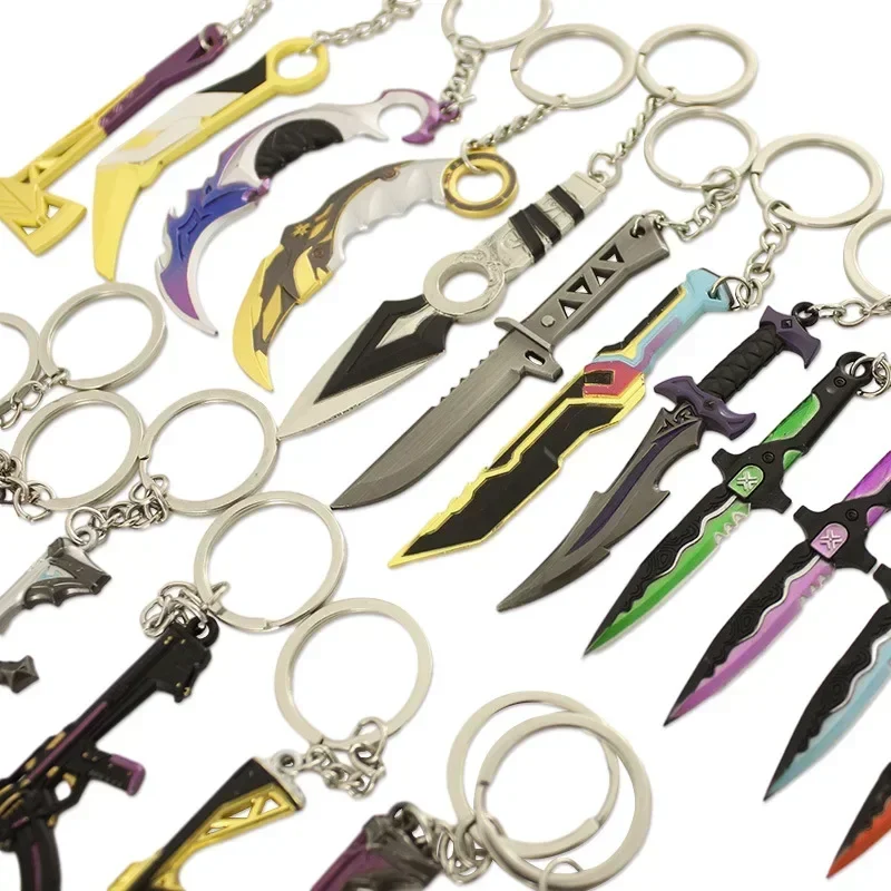 valorant エージェントセリフチャーム 全5種セット Valorant Keychains Collection AGENTS Weapon Model Game