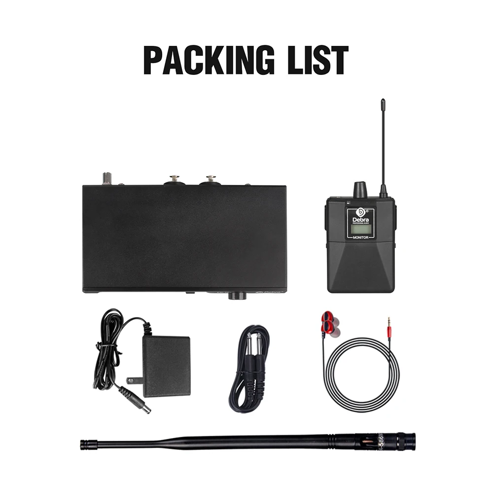 UHF IEM Wireless In-Ear Monitoring System ER-102 with bluetooth5.0 for Stage Per