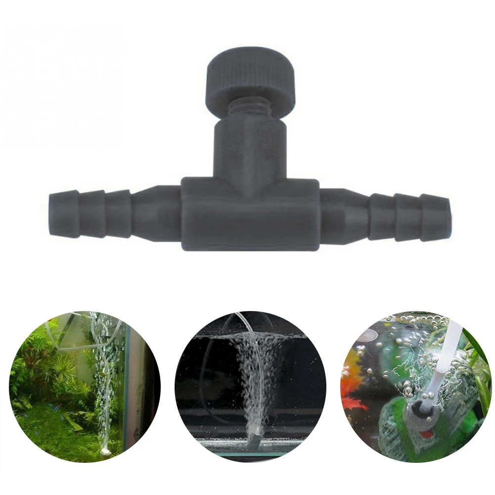 Aquarium Oxygen Pump Air Regulating Valve, Fish Tank Aeration Pump, Straight-Through Air Volume Regulator, One-Way, 5-10Pcs 2