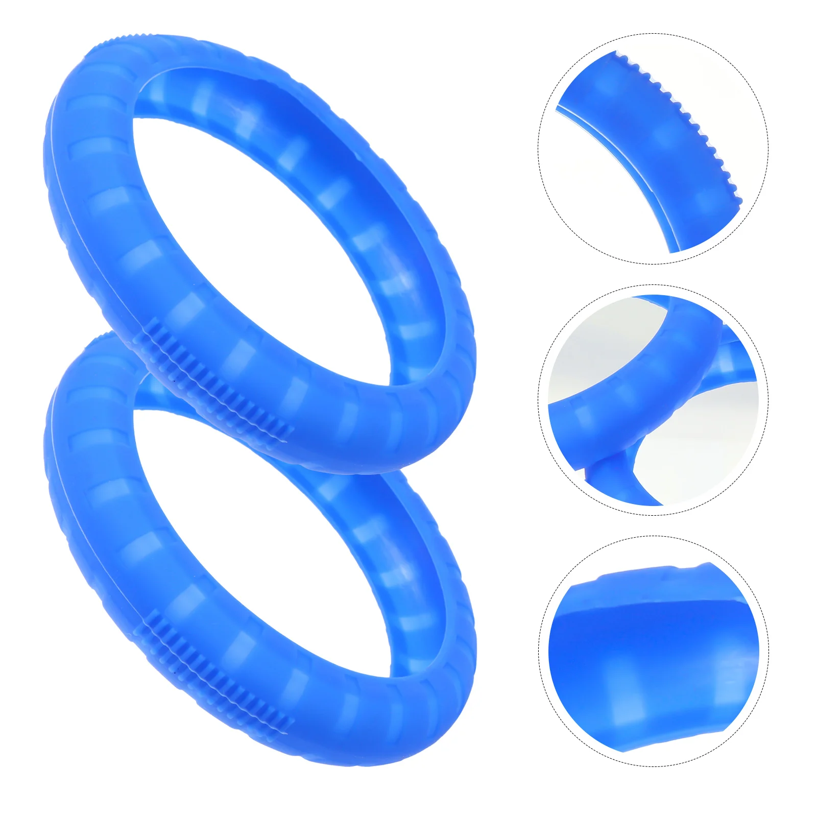 

2 PCS Dumbbell Set Fall-resistant Cover for Silicone Dumbbells Sports Protective Silica Gel Wear-resistant Barbell