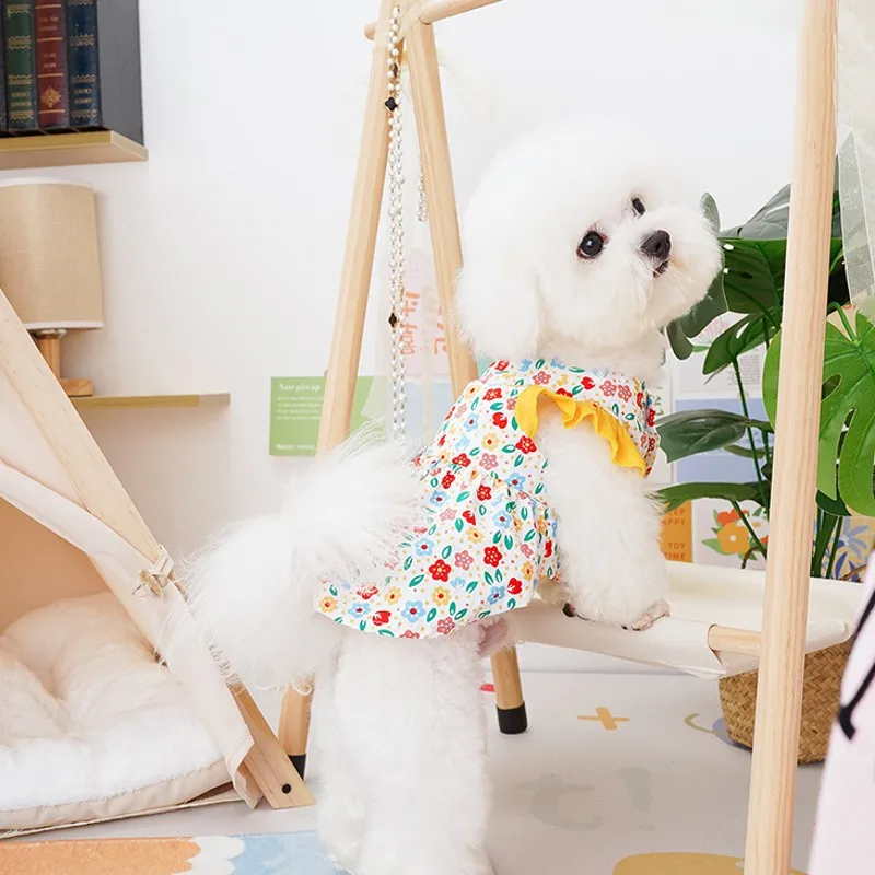 Clothes Summer Floral Dress For Dog & Cats - PeticaDeals