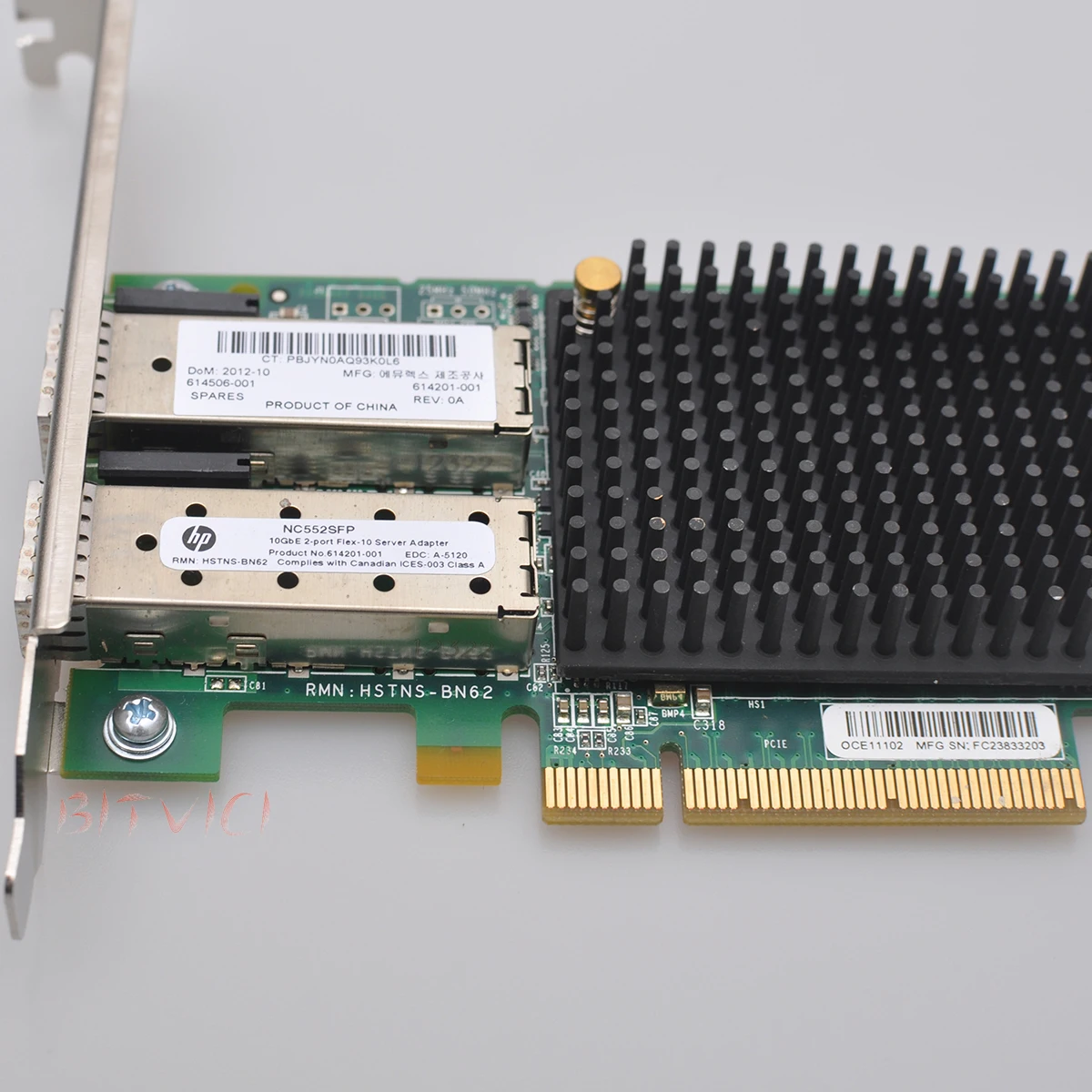 614203-B21 614506-001 NC552SFP 10Gb ��� ��Ʈ �̴��� ��Ʈ��ũ ī�� �����, HPE NIC ���� �̴��� �����