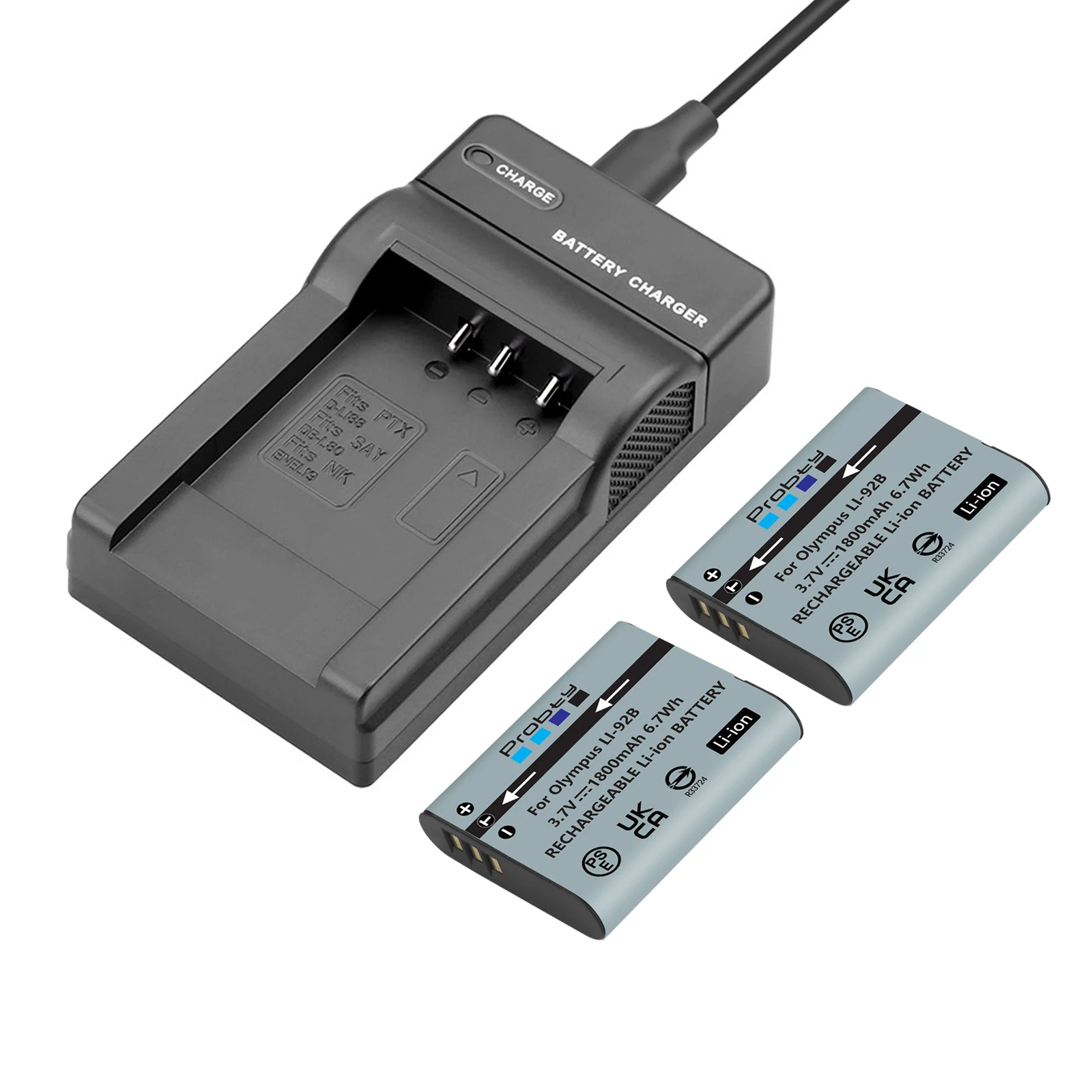 DB-110 バッテリーとデュアル充電器 Ricoh GRⅢ G900 WG-6 GR3 GRⅢ X