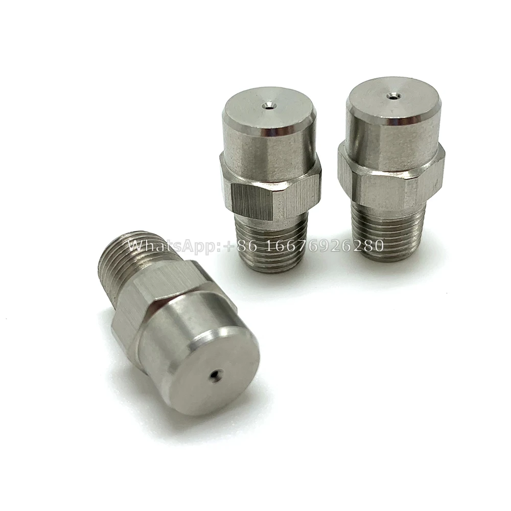 Spray nozzle garden spray nozzle 1/8" BSPT Male Hole 1.6mm 304 Stainless Steel Solid Cone Spray Nozzle For Dedusting Cooling