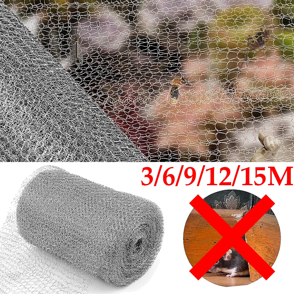 Rete Rame Anti Insetti Roditori,12,7 Cm X 6 M Rete In Rame A