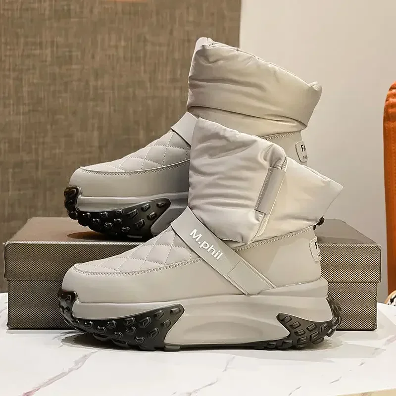 Women Winter New Ankle Boots Nylon Down Snow Boot Women Fashion Comfort Outdoor Short Boots Women Warm Outdoor Thick Sole Boots