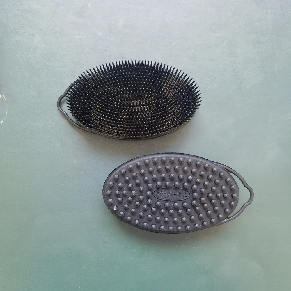 

Exfoliating Shower Massage Scraper Bathroom Non-slip Bath Mat Back Massage Brush Silicone Foot Wash Body Cleaning Bathing Tool