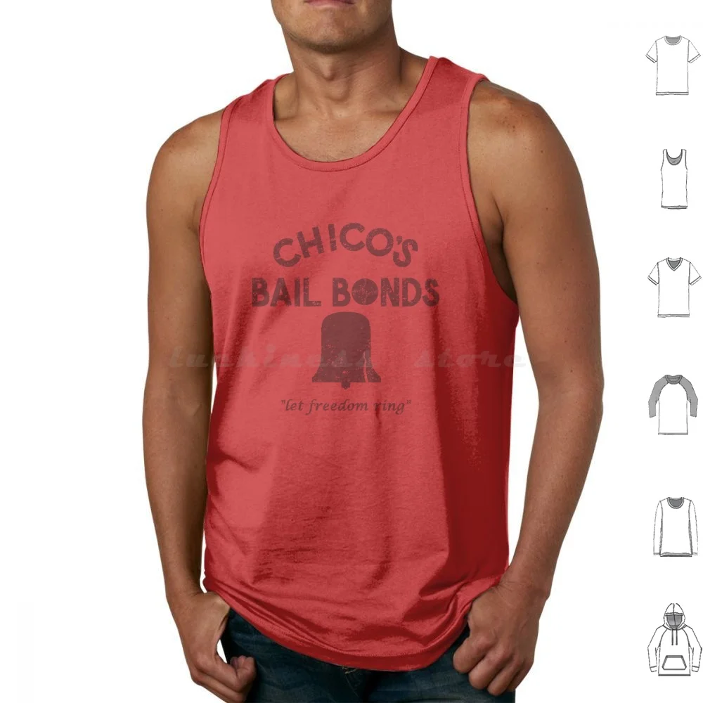 Chicos Bail Bonds Canotte Gilet Senza Maniche Bad News Bears Bad News Bear Badnews Come Una Ventosa Punch Baseball Per