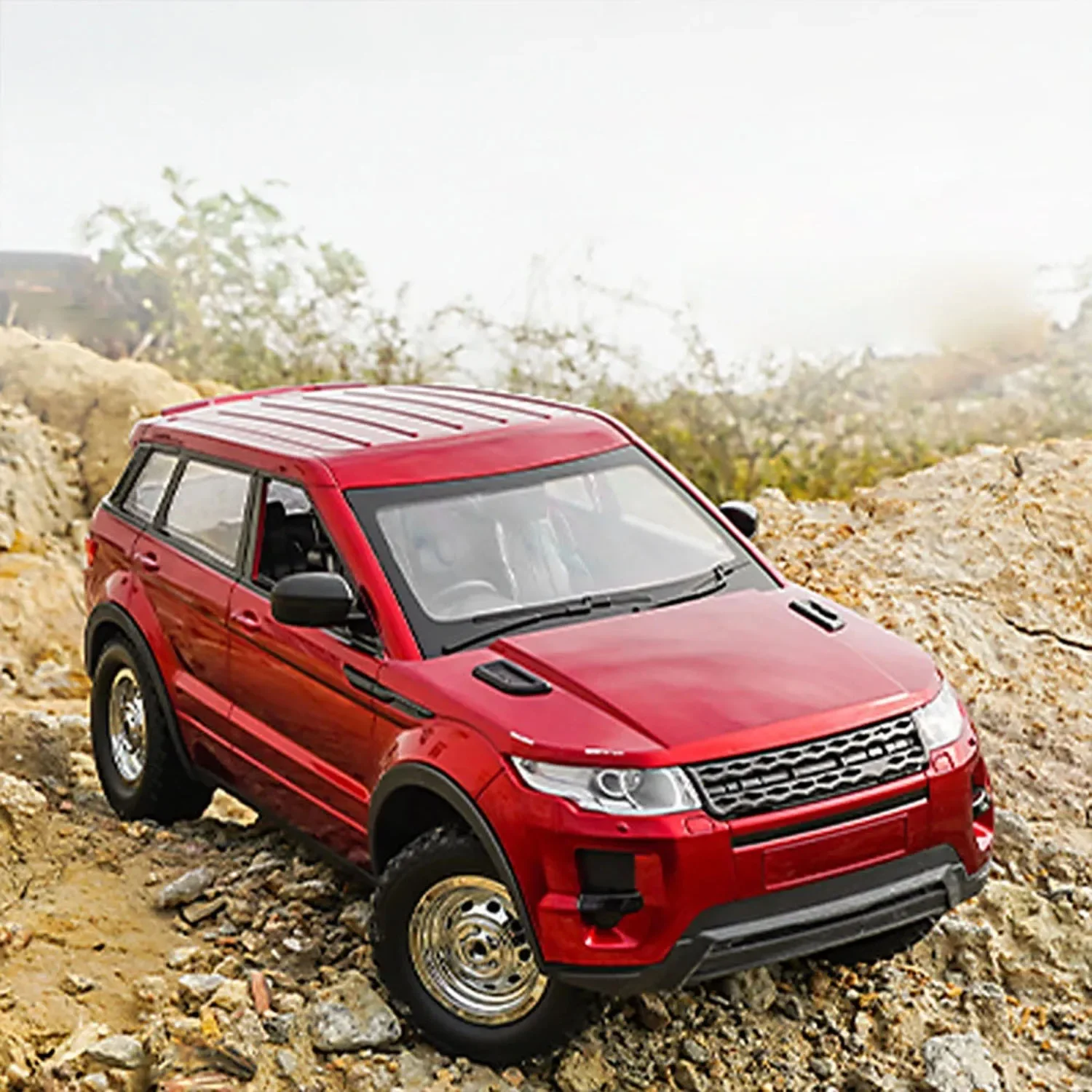 LED 조명 시스템이 장착된 LDRC 1/14 4WD RC 크롤러 자동차, 오프로드 락 크롤러 RTR 원격 제어 트럭 장난감 성인 및 어린이 선물용