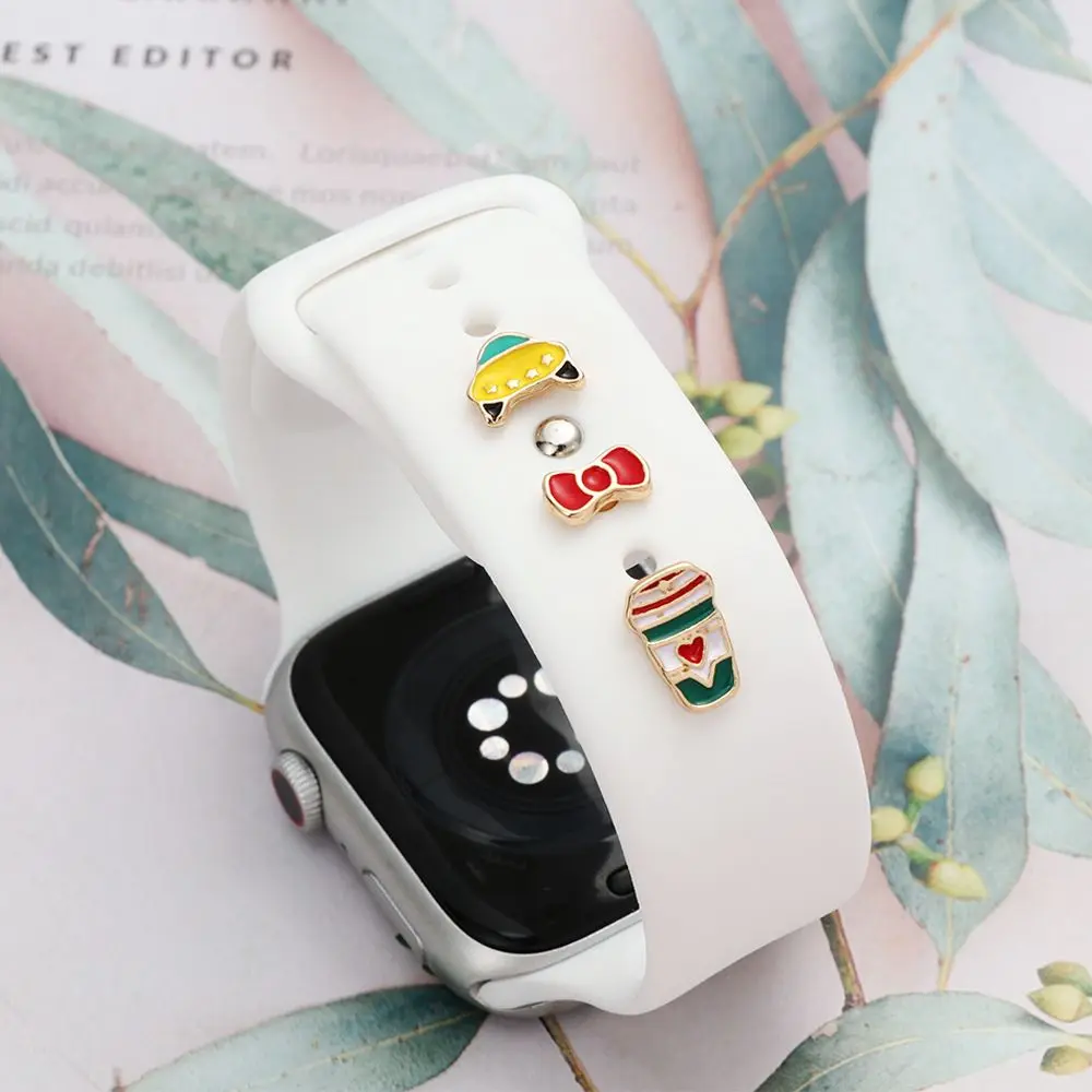 Elegant Metal Decorative Charms for Watchbands - DIY Sport Strap Accessories