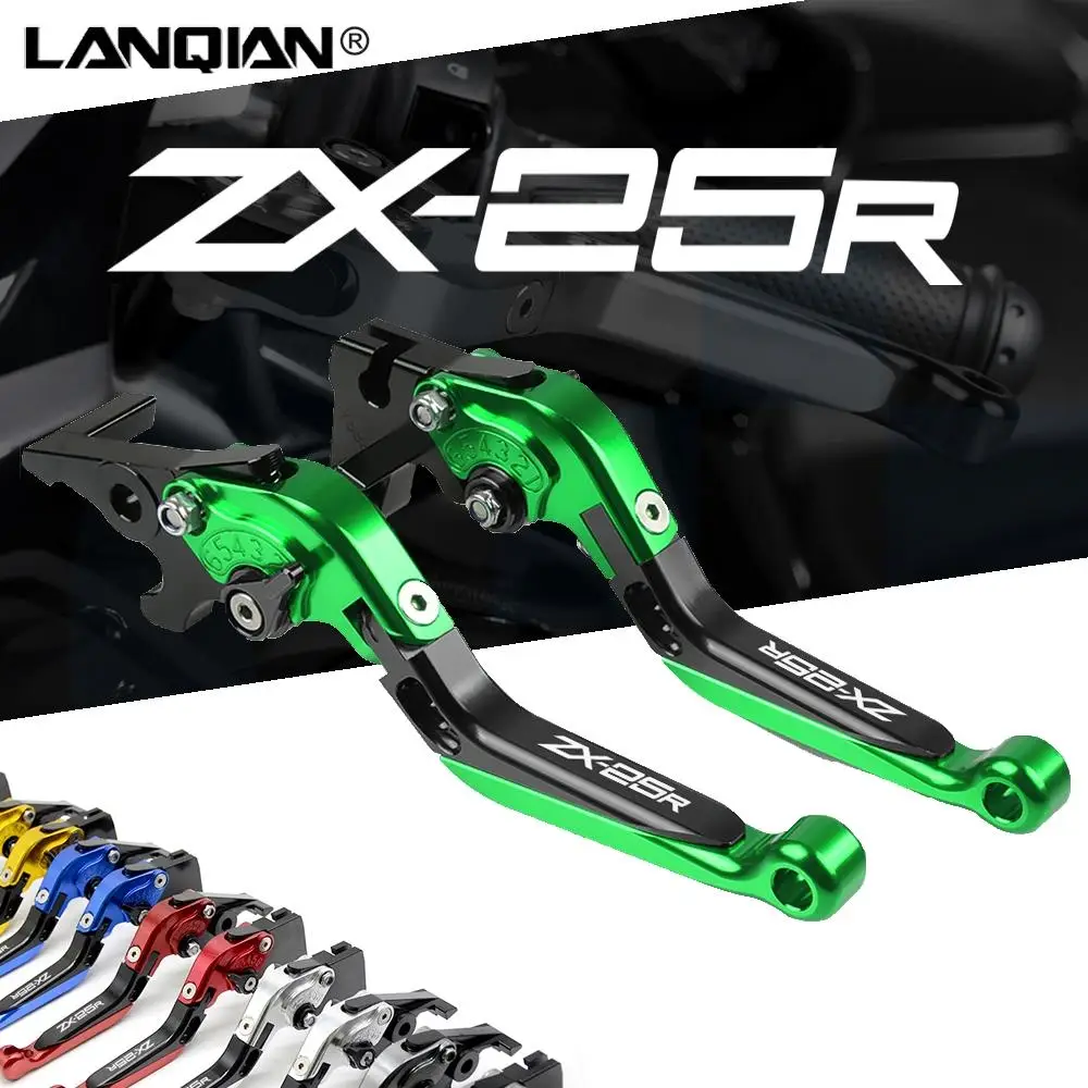 

Motorcycle Aluminum Adjustable Folding Extendable Brake Clutch Levers For Kawasaki ZX25R ZX 25R ZX 25 R 2020 2021 2022 2023 2024