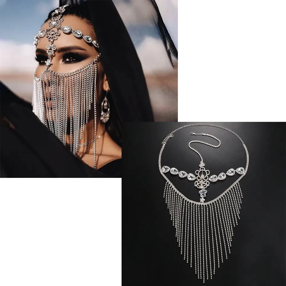 E rhinestone tassel