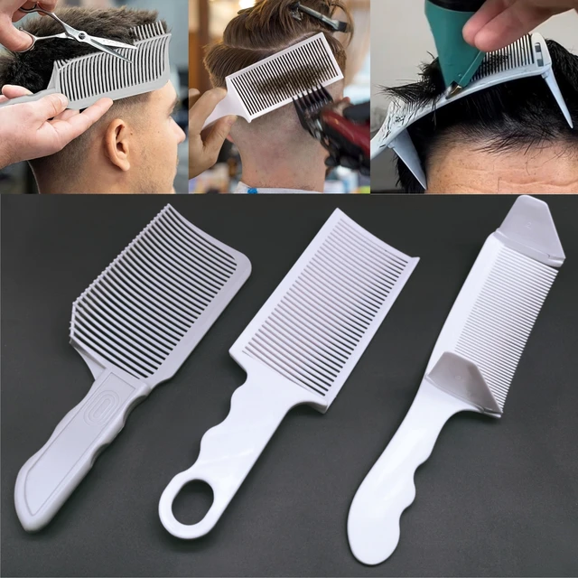 1/2/3Pcs Barber Hair Comb Kit Flat Top Hair Cutting Fading Stying Fade Comb Men Fade Brush Salon Hair Tool Accessories 1