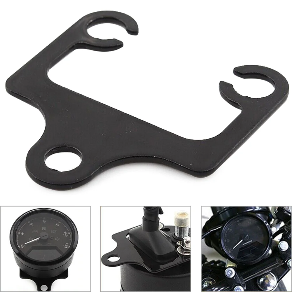 

Motorbike Tachometer Speedometer Gauge Mount Bracket Holder Black Kit Universal