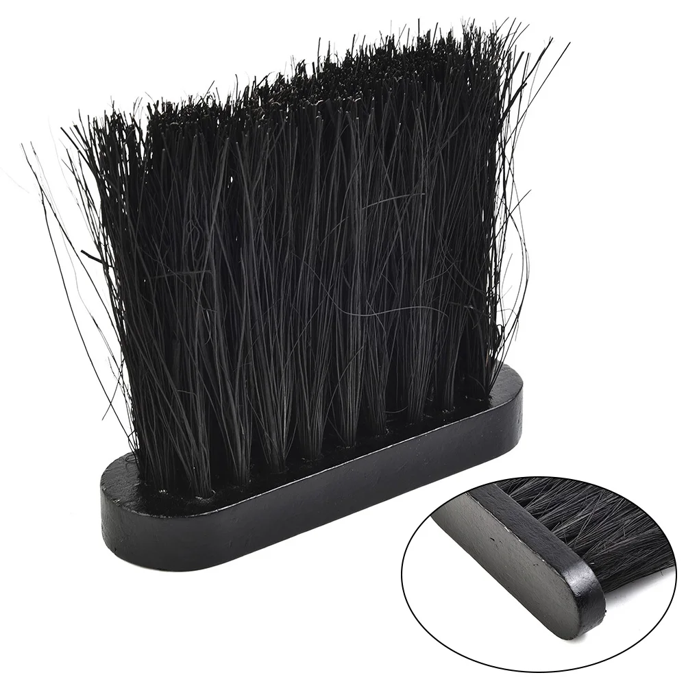 1PC Fireplace Brush Wooden Handle Round Shape Brush Head Fireplace Fire Hearth Fireside Cleaning Tool fireplace tools