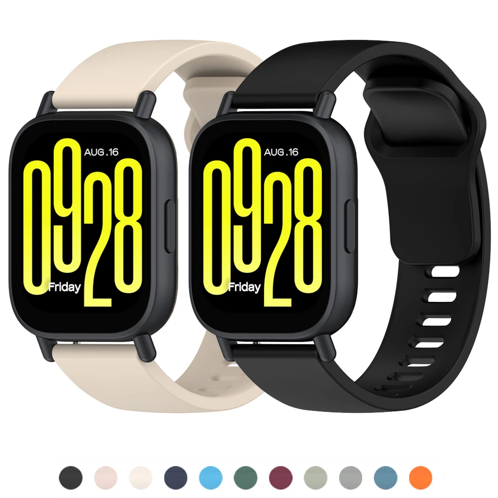 Silicone Sport Strap for Smartwatch - 22mm Band Bracelet Accessory