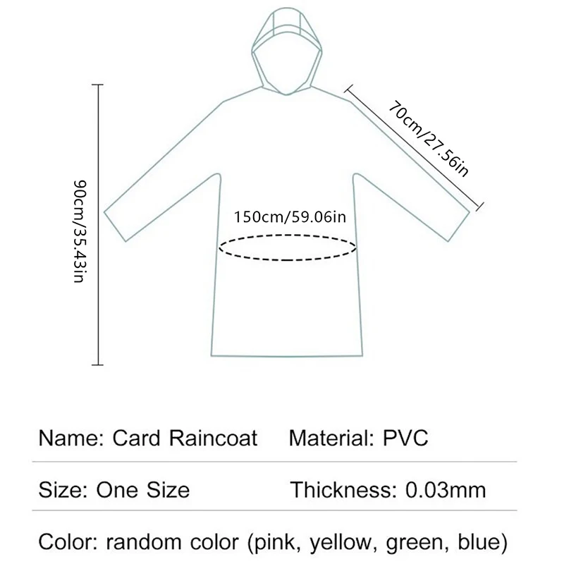 2/5pcs Portable Raincoat Women Men Outdoor Rainwear Waterproof Disposable Camping Hiking Hooded Ponchos Rain Cover Travel raincoat poncho