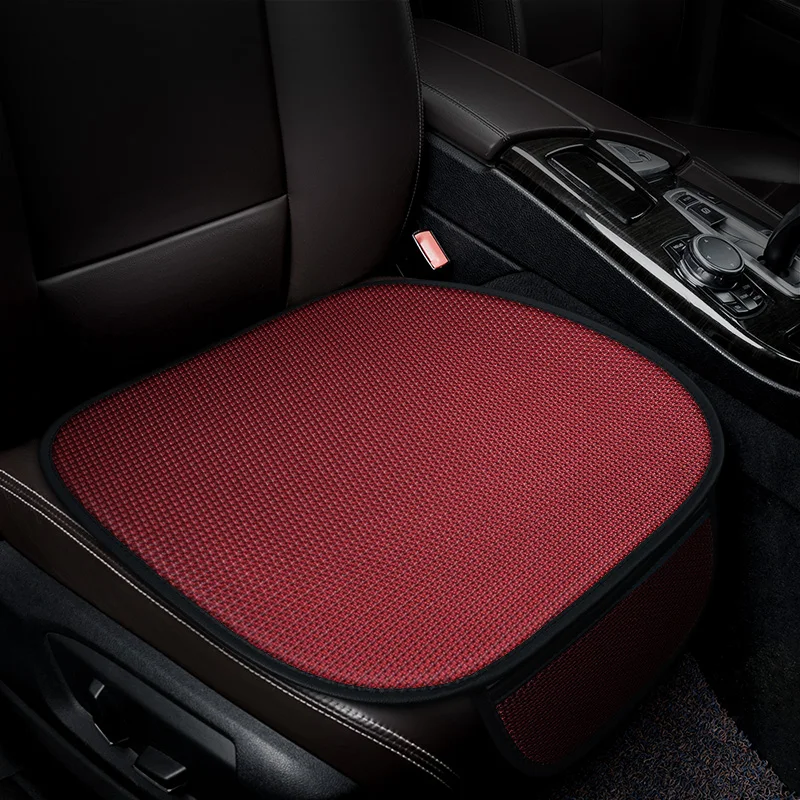 thumbnail image 1 of Almohadilla antideslizante para asiento de automóvil para verano, fundas de asiento de automóvil de algodón antideslizantes, transpirables y refrescantes, fundas de asiento de automóvil con efecto ref, 1 of 5