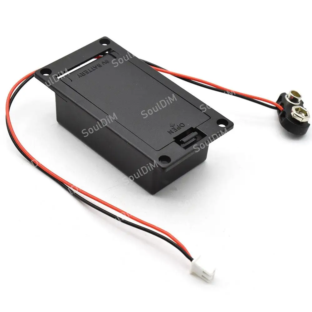 Electric Guitar Pickups Mute Active Battery Box Travel Static for Guitar Players