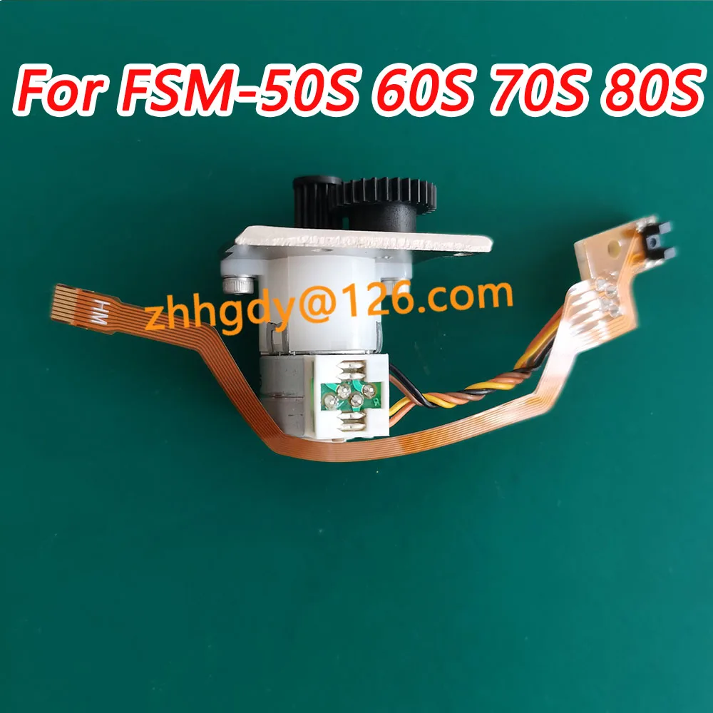 For FSM-50S/60S/70S/80S Fiber Fusion Splicer Gear With Motors With Cable  Welding Machine Heat Motor Sensor Cable x 900 6 motors core alignment fiber fusion splicer equal with 72c 70s price optic equipment