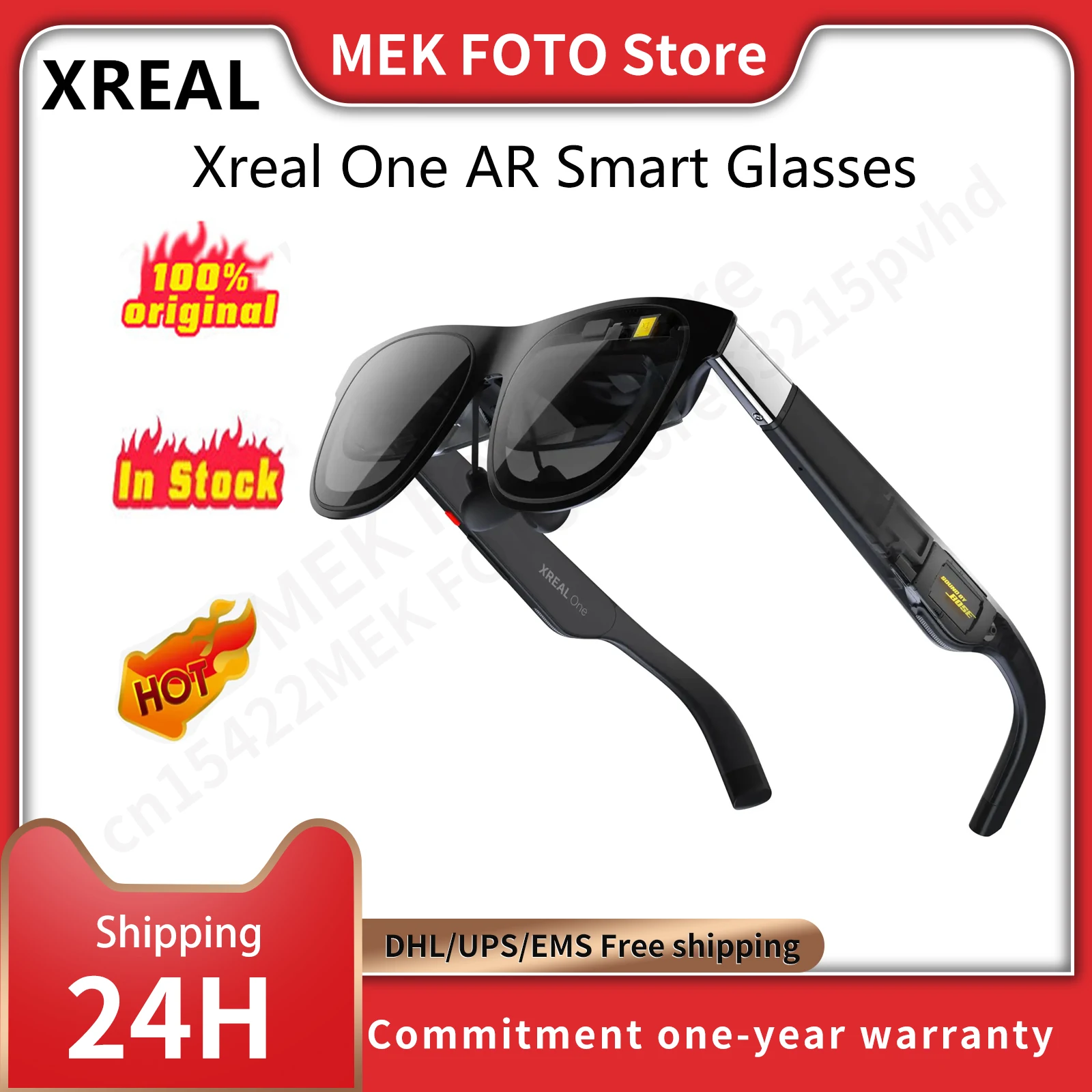 XREAL Air AR Lunettes, Lunettes Intelligentes avec 201 icro-OLED