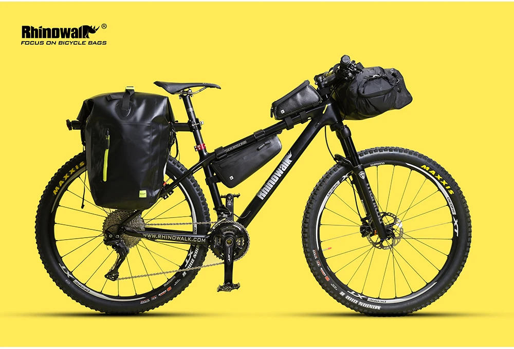 Sacoche De Cadre Pour Vélo – Nylon Imperméable, Léger – Pour Rangement Téléphone, Outils, Batterie – Tailles S Et M