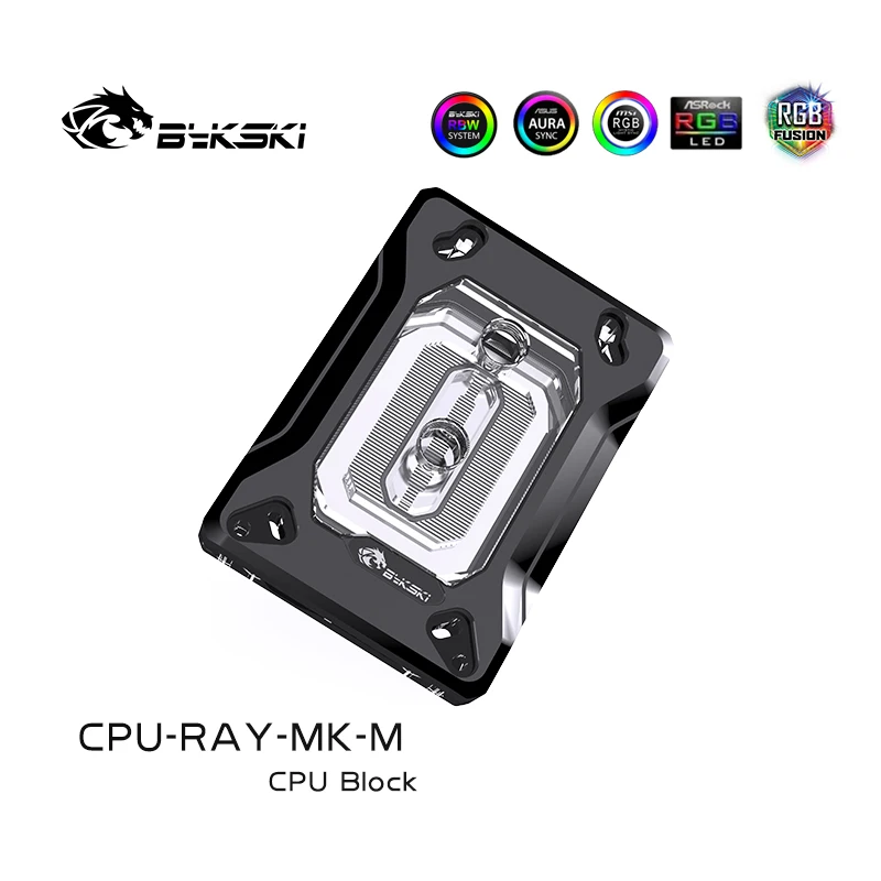 Bykski Cpu Block Per Am3 / Am4 / Ryzen 3/5/7 3600 /3000 Threadpipper Water Cooler A-Rgb Light Radiatore Cpu-Ray-Mk-M