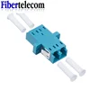 Fiber optical Flange Coupler LC-LC Duplex Coupler Connector Single Mode Plastic duplex optical fiber adapter LC UPC 5