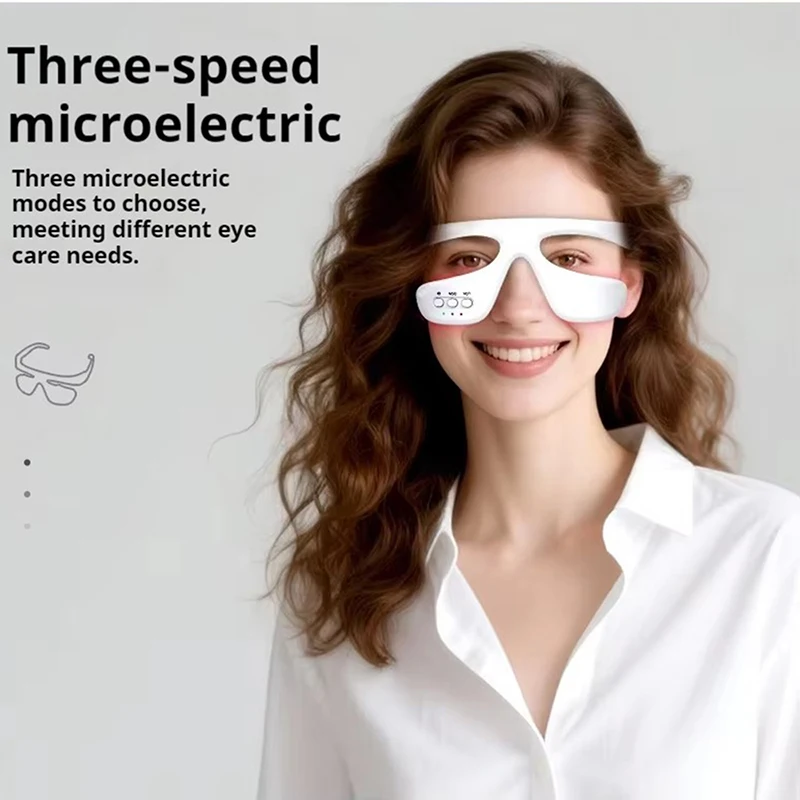 3D Eye Massager Anti-Aging Eye Massage Instrument Eyes Fatigue Relief Relaxation Relieve Dark Circles EMS Eye Lift Care Massage