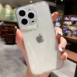 Crystal Clear Soft Silicone Phone Case - Slim and Durable Cover - iPhone Air (Clear)