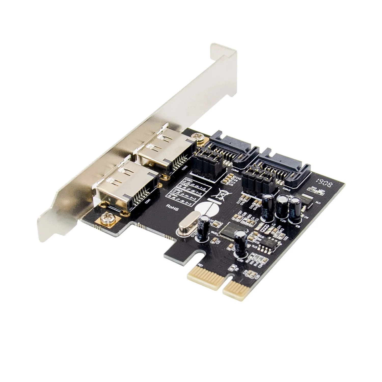 PCIE ESATA SATA III 확장 카드, PCI-E to SATA3.0, PCI-E 익스프레스 어댑터, ASM1061 칩, 6 Gb/S