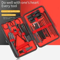 Ensemble d'outils de beauté pour manucure et pédicure, coupe-ongles, coupe-ongles, couteau à éplucher les oreilles, T 3