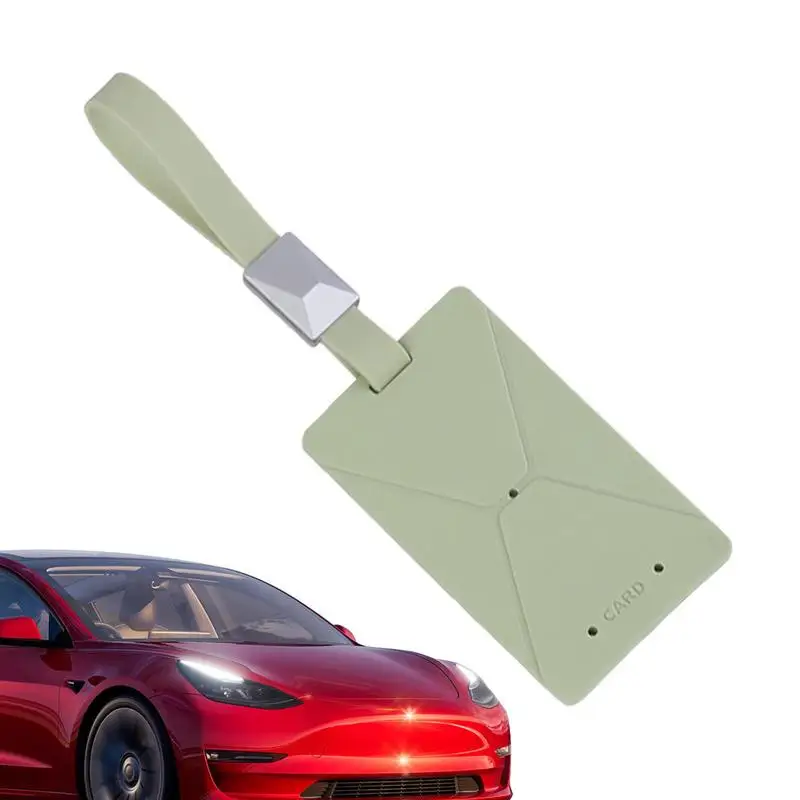 

Car Key Holder Silicone Case Keychain Key Card Anti-Lost Protective Fashionable For Men