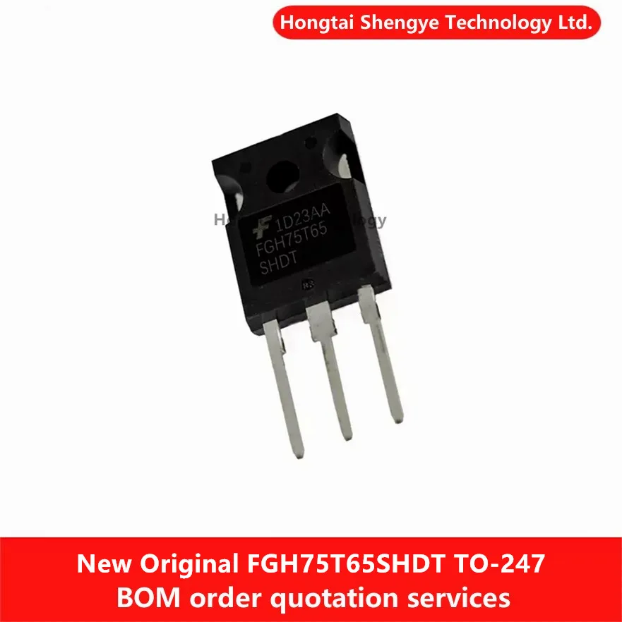 

Новый оригинальный полевой транзистор FGH75T65SHDT TO-247 650V 150A MOS