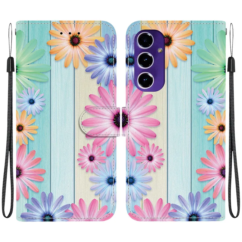 Flip Wallet Leather Case with Magnetic Stand and Cute 3D Pattern
