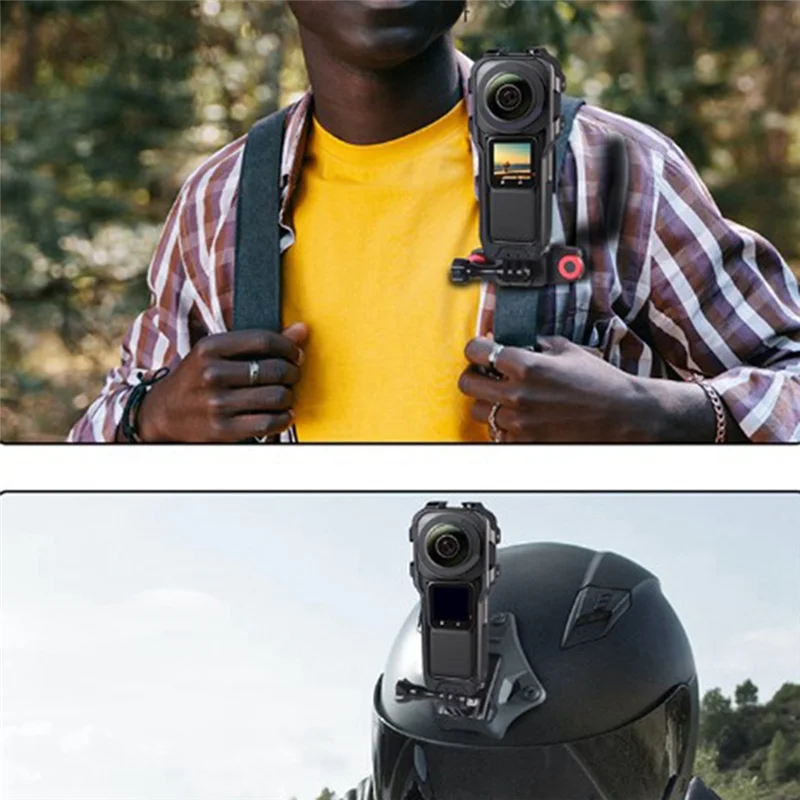 알루미늄 합금 케이지 수직 프레임, 다기능 낙하 및 충돌 방지 금속 프레임, Insta360 One RS용, 1 인치