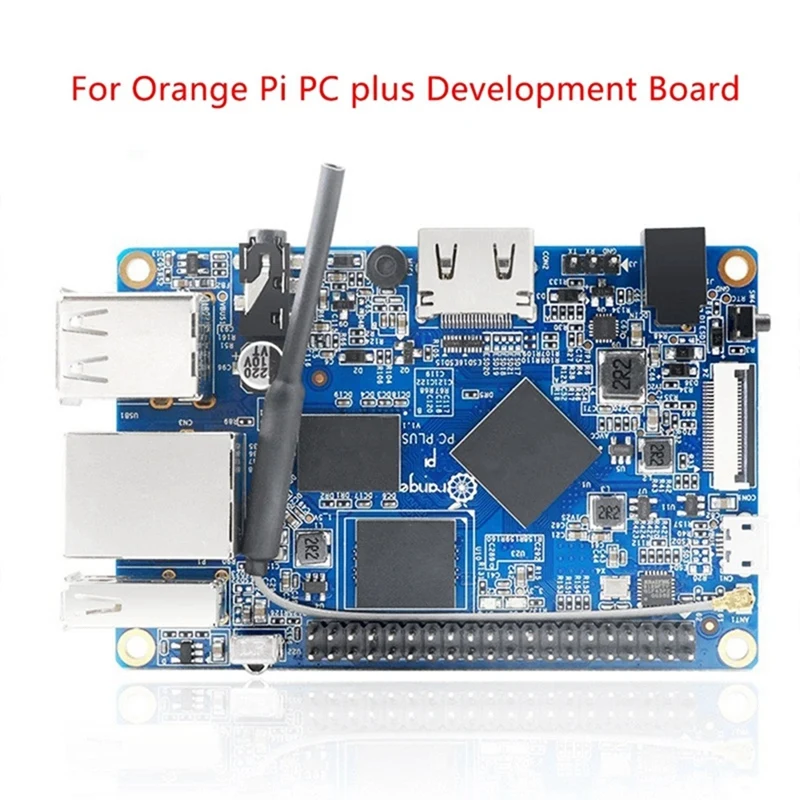 

Для Orange Pi PC Plus Allwinner H3 Cortex-A7 4-ядерный 1 ГБ DDR3 + 8 Гб EMMC макетная плата + теплоотвод + источник питания