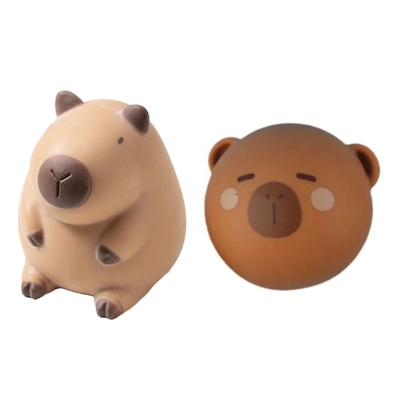 

Soft Stretchy Capybara Squeeze Splashing Toy for Decompress Office TPR Toy AntiAnxiety Toy Stress Reliever for Students