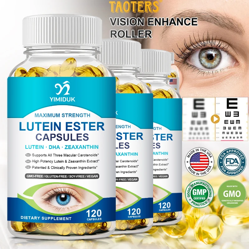 Eye-Vitamins-with-Lutein-Zeaxanthin-and-Bilberry-Extract-Lutein-Blend ...