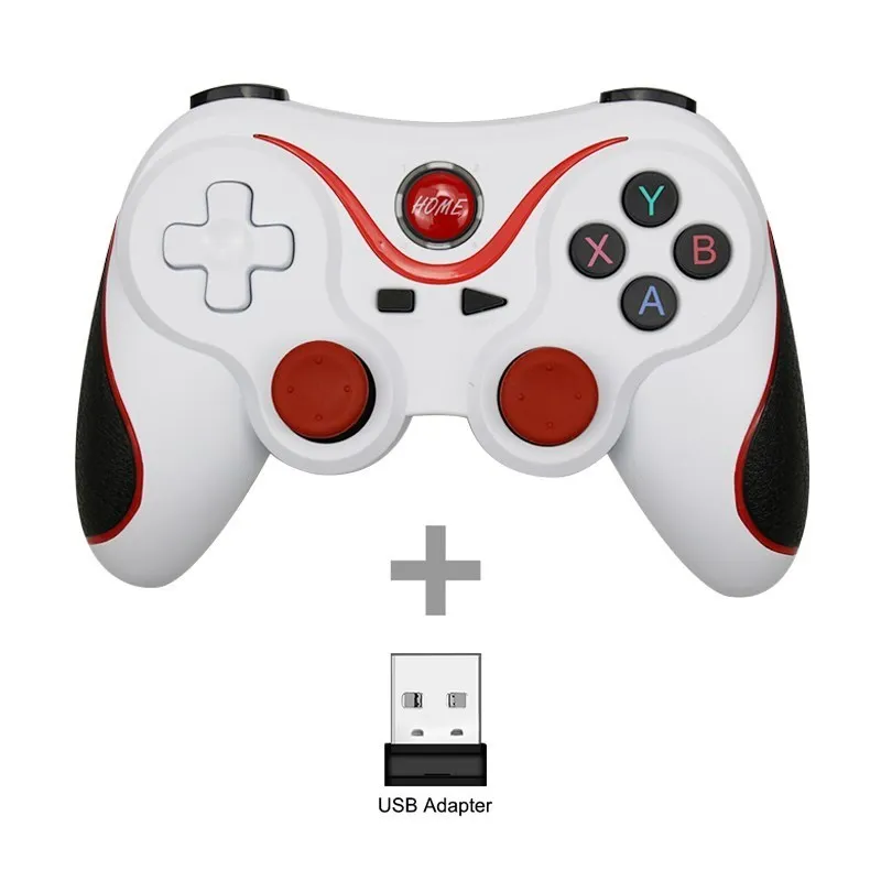 Wireless 3.0 Game Controller Terios T3/X3 For PS3/Android Smartphone Tablet PC With TV Box Holder T3+ Remote Support Bluetooth 