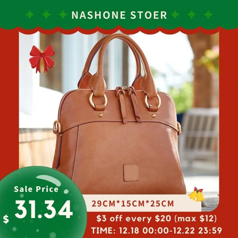 

Fashion Large Capacity Handbag for Women 2023 Solid Color Tote Bag Vintage Soft PU Leather Dual-use Crossbody Bag Mother's Gift