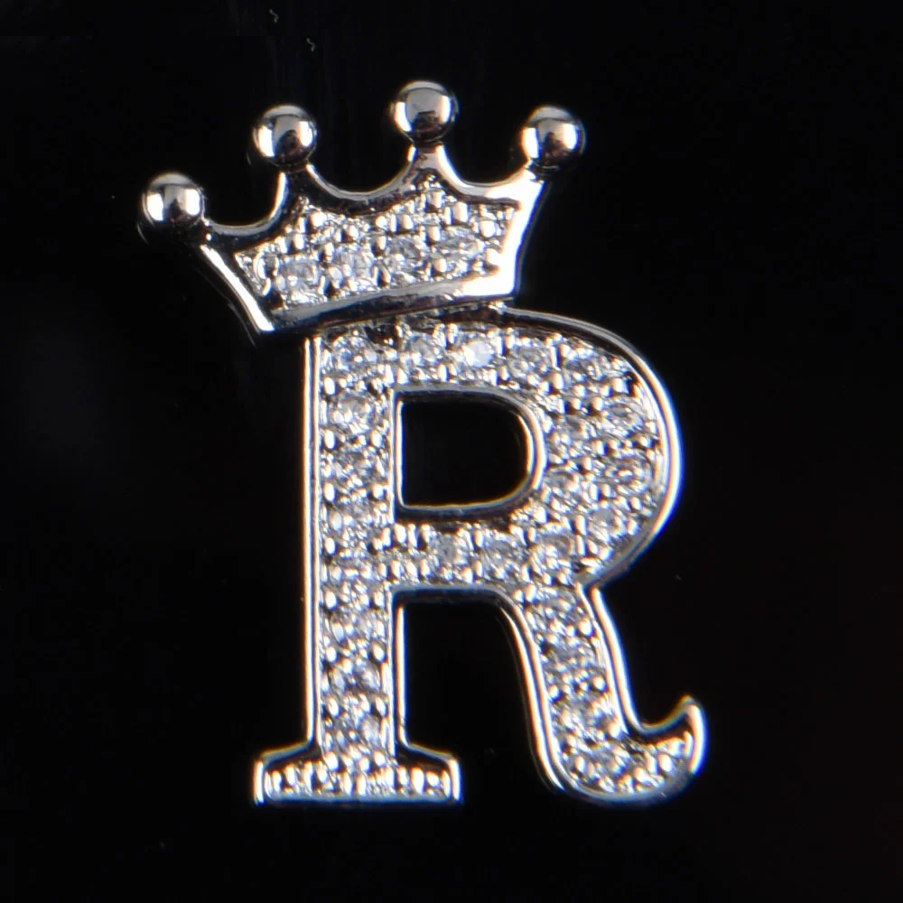 Hot Sale Metal Croc Shoe Charms Crown Letter Bling Rhinestone Shoes Decorations High Quality Butterfly Wristband Accessories