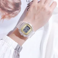Ladies' LED electronic watch sports outdoor digital multifunctional small square watch - Image 2