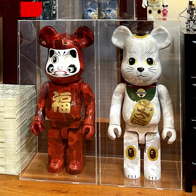 28cm Bearbrick 400 Statue Figur Lagerung Fall Display Fall DIY 