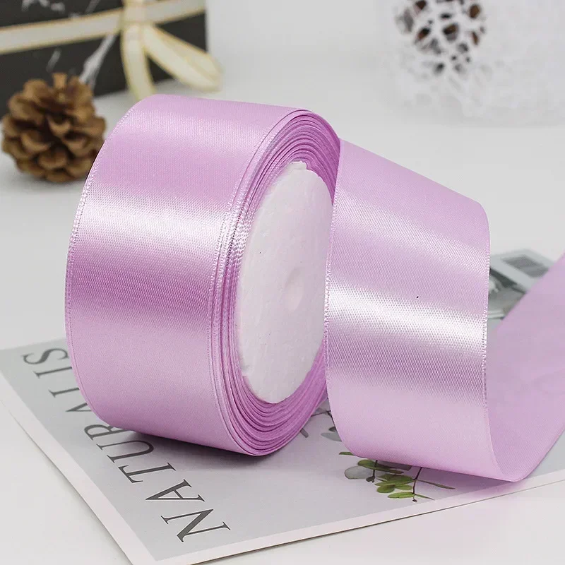 Elegant Satin Ribbons for Decoration and Crafting - 25 Yards